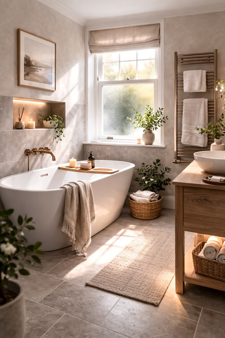 Bathroom steam and humidity after a shower