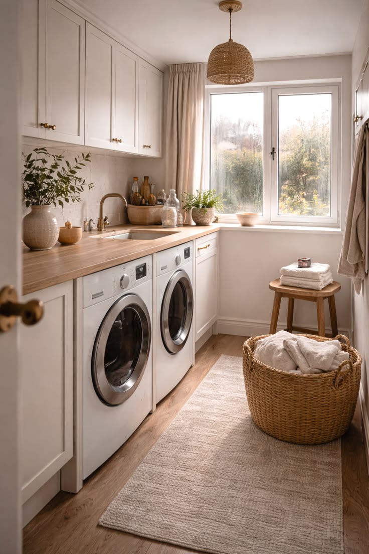 Fresh laundry drying indoors in a room with limited airflow